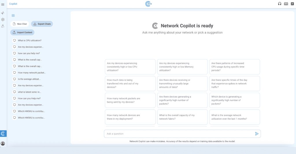 Gen AI-Based Network Copilot for NetOps and Capacity Planning